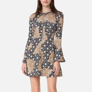 A.L.C. Trixie Floral Long Sleeve Mini Dress Size 4